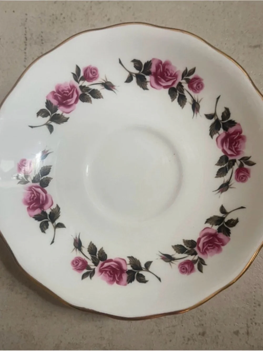 Vintage Royal Vale Bone China Teacup & Saucer – Pattern 7967